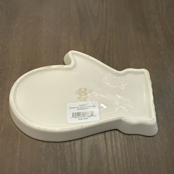 SOLD - Lenox Holiday Christmas Cookies For Santa Plate Only No Cup - Picture 3 of 7